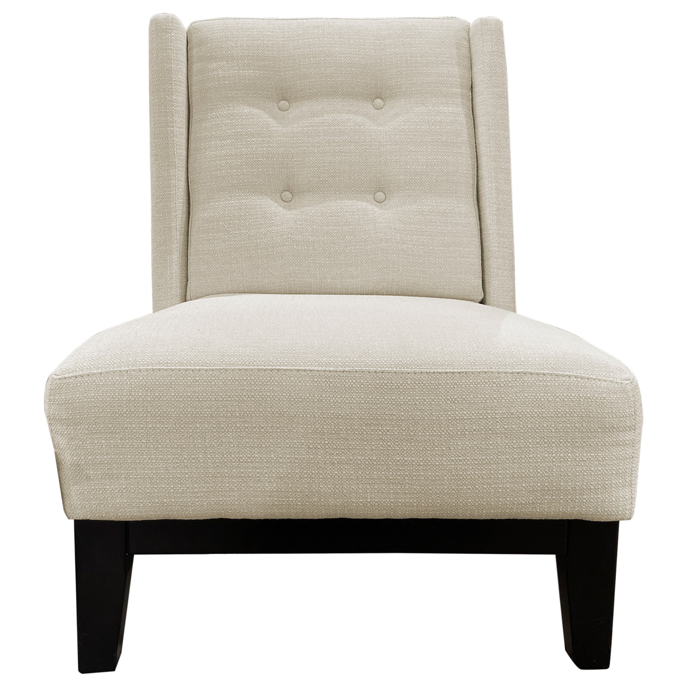 Modern armless online lounge chair